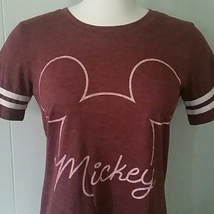 ⬇️ Mickey Mouse Jersey T-shirt Tee Disney World